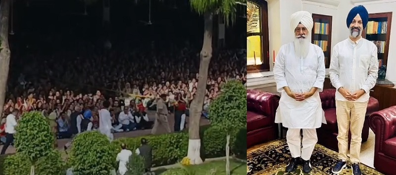 ਨਵੇਂ ਗੱਦੀਨਸ਼ੀਨ ਹਜ਼ੂਰ ਜਸਦੀਪ ਸਿੰਘ ਗਿੱਲ ਰਾਧਾ ਸੁਆਮੀ ਸਤਿਸੰਗ ਘਰ ਪਹੁੰਚੇ, ਸੰਗਤਾਂ ਵੱਲੋਂ ਭਾਰੀ ਉਤਸ਼ਾਹ