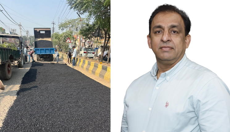 ਲਾਡੋਵਾਲੀ ਰੋਡ ‘ਤੇ ਦੋਆਬਾ ਖਾਲਸਾ ਸਕੂਲ ਮਾਰਕੀਟ ਵਿਚ ਸੜਕ ਦਾ ਪੈਚਵਰਕ ਕਰਵਾਇਆ ਪੂਰਾ, ਵਪਾਰੀਆਂ ਨੇ ਨਿਤਿਨ ਕੋਹਲੀ ਦਾ ਕੀਤਾ ਧੰਨਵਾਦ